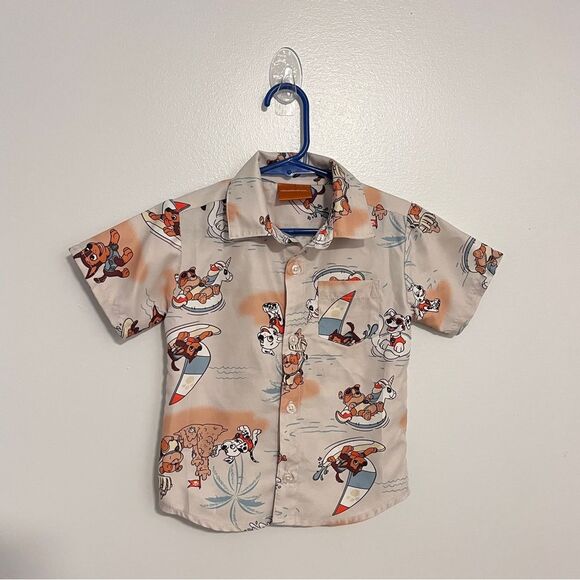 Paw Patrol Boys Hawaiian Shirt 3T - Picture 1 of 9